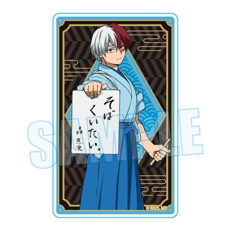 【新品未使用】10枚豪華FOILセット　轟音の滝　地底街の下水道　行き届いた書庫 アクリルカード 僕のヒーローアカデミア/轟 焦凍 書初めver. | ベル