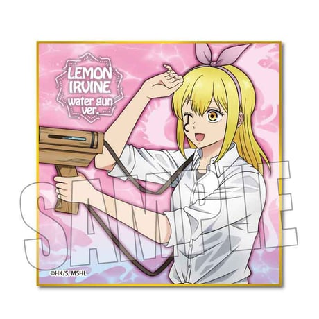 〈再販〉ミニ色紙 マッシュル-MASHLE-/レモン・アーヴィン 水鉄砲ver.