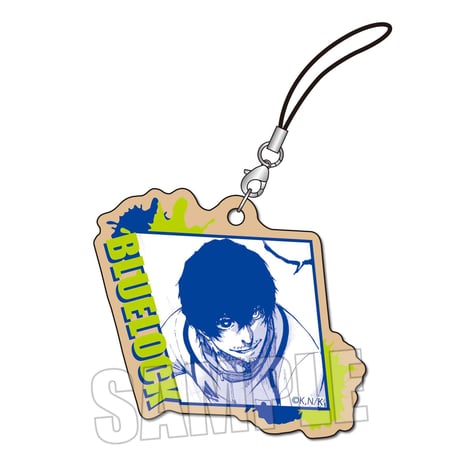 木札ストラップ ブルーロック/オリヴァ・愛空