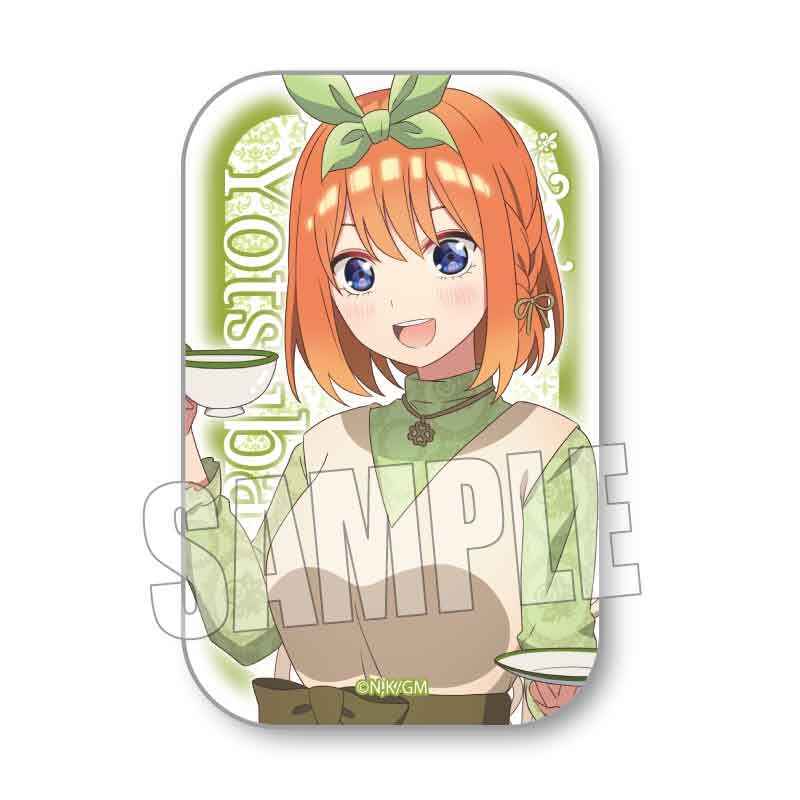 スクエア缶バッジ 映画 五等分の花嫁/中野 四葉 ティーブレイクver