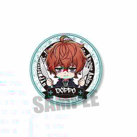 ごちきゃら缶バッジ『ヒプノシスマイク-Division Rap Battle-』Rhyme Anima/観音坂 独歩_CBGJ-12