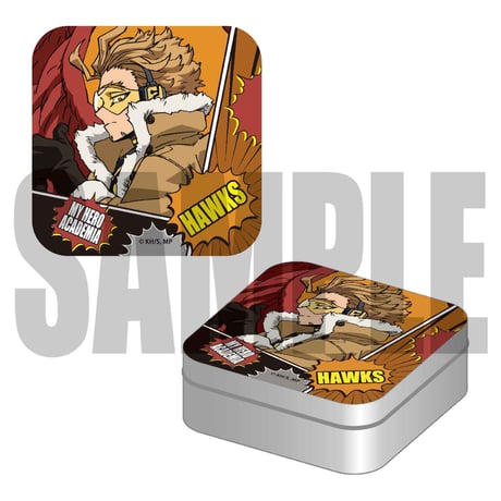 ミニブリキケース 僕のヒーローアカデミア/ホークス