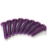 【TJB-12PU】S-Line 7075 M3六角ボタンビス 12mm パープル