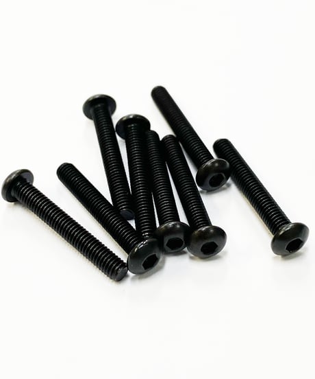 【TSB-20BK】M3六角ボタンビス ブラック 20mm