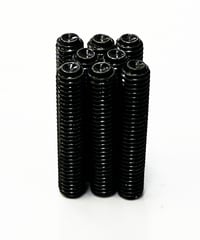 【THB-16BK】黒色ホーロービス M3×16mm