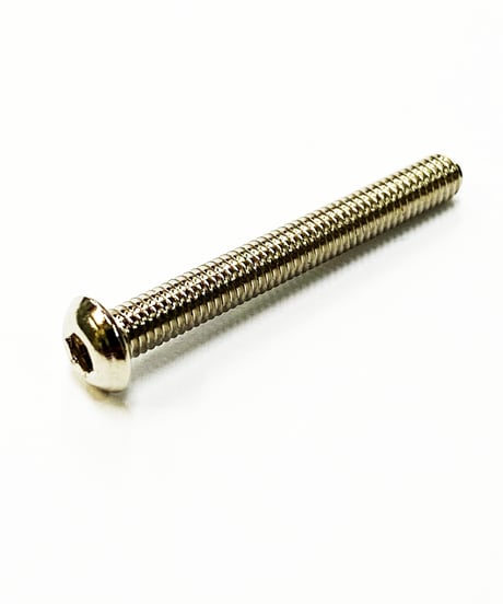 【TSB-25NI】M3六角ボタンビス ニッケルクローム 25mm