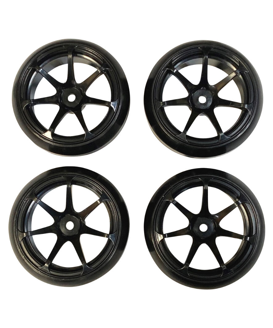 T7560☆美品☆極上の逸品☆花梨無垢材☆応接5点セット☆彫刻☆重厚☆中国唐木 HD-093BK】ホイールはめ込み済み 引っ張りドリフトタイヤ（AVS