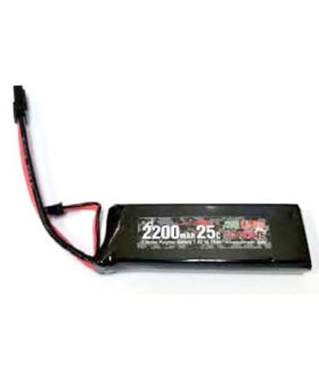 【GA-003】FORCE POWER LiPo 7.4V 2200mAh 25C Mini-S type