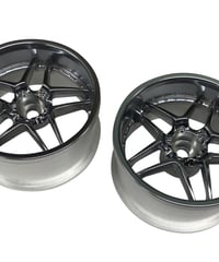 【EW-0208MC】BLITZ BRW03 WHEEL 【deep face】オフセット8  マットクローム