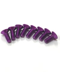 【TJD-08PU】S-Line 7075 M3六角皿ビス 8mm パープル