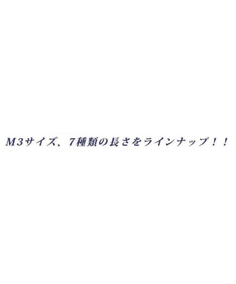 【THB-08BK】黒色ホーロービス M3×8mm