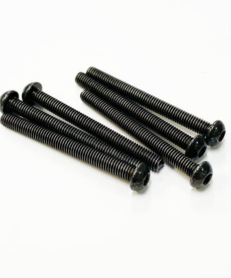 【TSB-30BK】M3六角ボタンビス ブラック 30mm