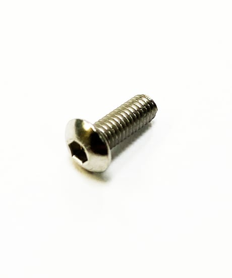 【TSB-08NI】M3六角ボタンビス ニッケルクローム 8mm