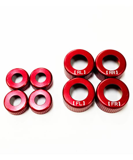 【TP-13R】刻印シリンダーキャップセット レッド