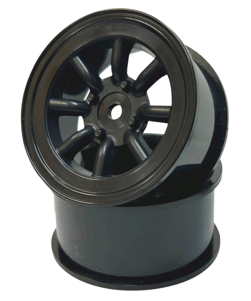 RSワタナベ エイトスポークホイール ブラック | TOPLINE