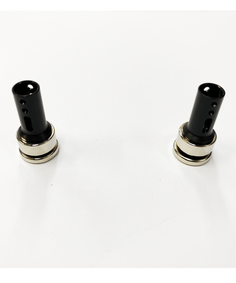 【TP-81BK】フロント用ボディマウントキャップ マグネットタイプ タミヤ用（6mm）ブラック