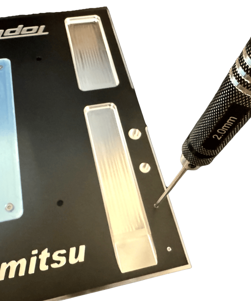 TP大径プロトタイプ ターニングポイント 受注生産品【TP-647】アルミセッティングボード /ブラック (TOPLINE