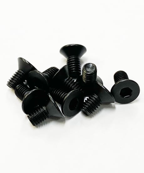 【TSD-06BK】M3六角皿ビス ブラック 6mm