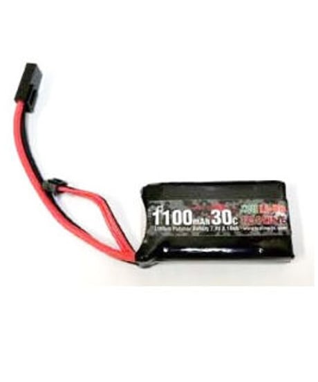 【GA-004】FORCE POWER LiPo 7.4V 1100mAh 30C PEQインtype