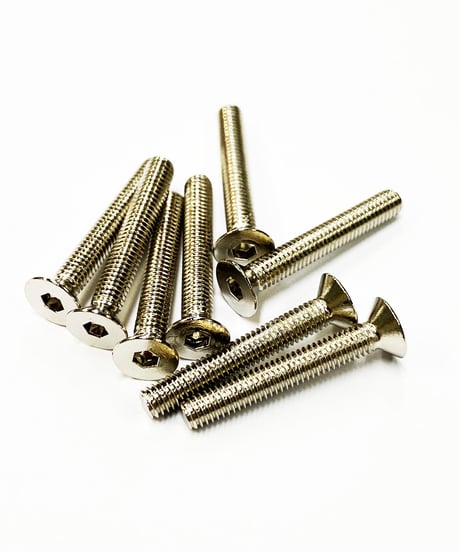 【TSD-20NI】M3六角皿ビス ニッケルクローム 20mm