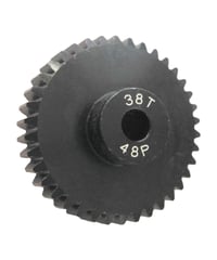 【IP-4838B】7075 ハードコートピニオンギヤ ブラック 48ピッチ 38T