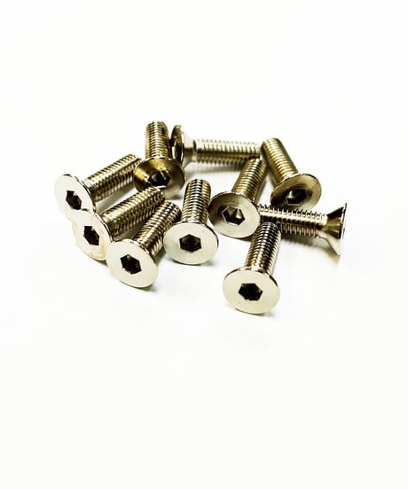 【TSD-10NI】M3六角皿ビス ニッケルクローム 10mm