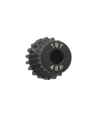【IP-4819B】7075 ハードコートピニオンギヤ ブラック 48ピッチ 19T