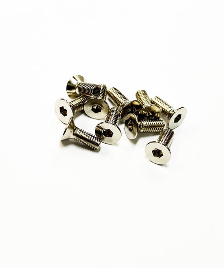 【TSD-08NI】M3六角皿ビス ニッケルクローム 8mm