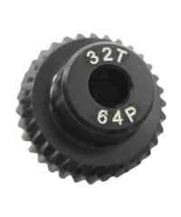 【IP-6432B】7075 ハードコートピニオンギヤ ブラック 64ピッチ 32T