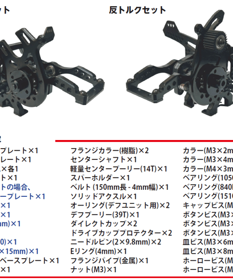 YD-2シリーズ ベルトコンバver.2.2 トルクセット ブラック