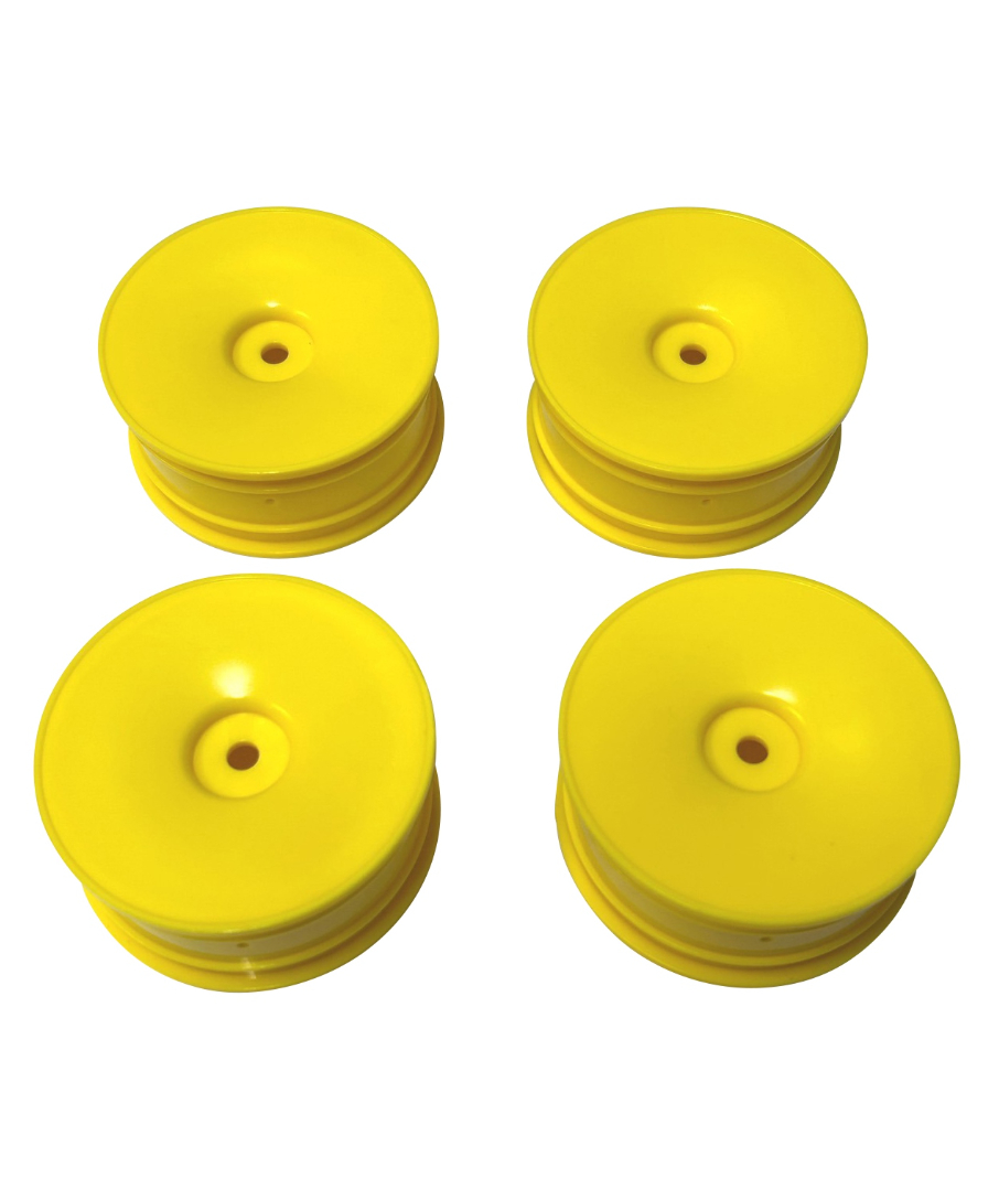 ET-026】 ミディアムナローサイズ ディッシュホイール イエロー | TOPLINE