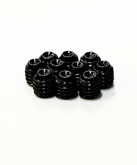 【THB-03BK】黒色ホーロービス M3×3mm