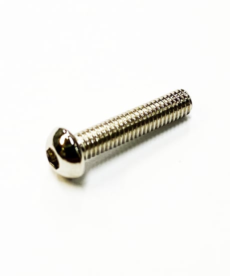 【TSB-14NI】M3六角ボタンビス ニッケルクローム 14mm
