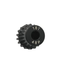 【IP-4818B】7075 ハードコートピニオンギヤ ブラック 48ピッチ 18T