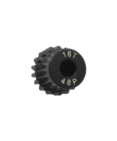 【IP-4818B】7075 ハードコートピニオンギヤ ブラック 48ピッチ 18T