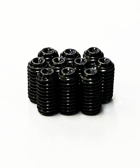 【THB-06BK】黒色ホーロービス M3×6mm