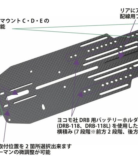 【CMC-010MB】YD-2用 SMARTコンセプトシャーシ type R 3.0t