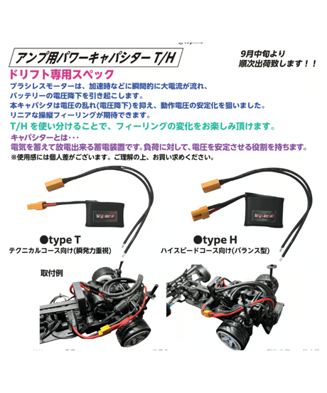 アンプ用パワーキャパシター type T / typeH