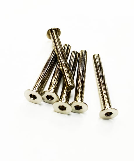 【TSD-25NI】M3六角皿ビス ニッケルクローム 25mm