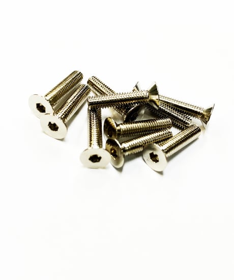 【TSD-14NI】M3六角皿ビス ニッケルクローム 14mm