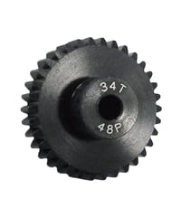 【IP-4834B】7075 ハードコートピニオンギヤ ブラック 48ピッチ 34T