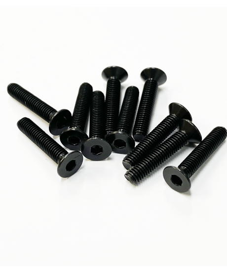 【TSD-16BK】M3六角皿ビス ブラック 16mm