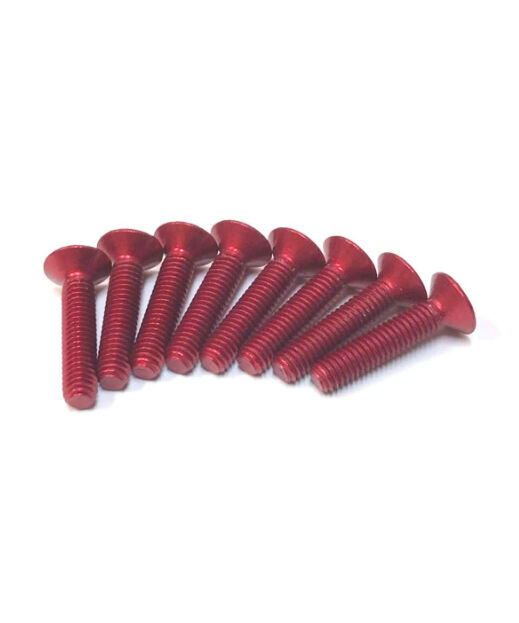 TP-338RE】RDX用 S-Line 7075 M3六角ビスセット レッド | TOPLINE