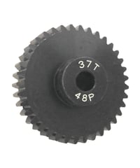 【IP-4837B】7075 ハードコートピニオンギヤ ブラック 48ピッチ 37T