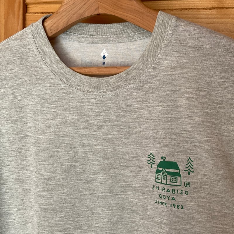 オリジナルTシャツ（長袖） グレー | しらびそ小屋 online shop