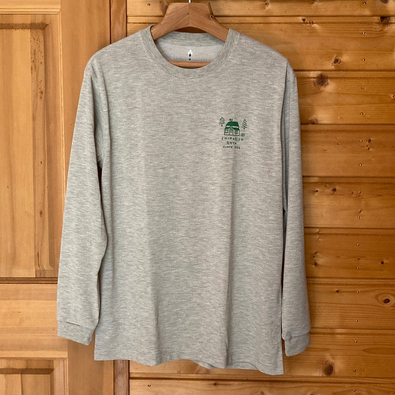 オリジナルTシャツ（長袖） グレー | しらびそ小屋 online shop