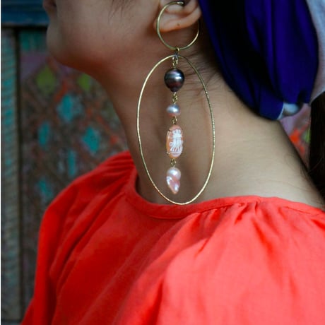 ear cuff 真珠