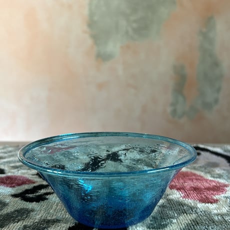ヘラートガラス器 blue