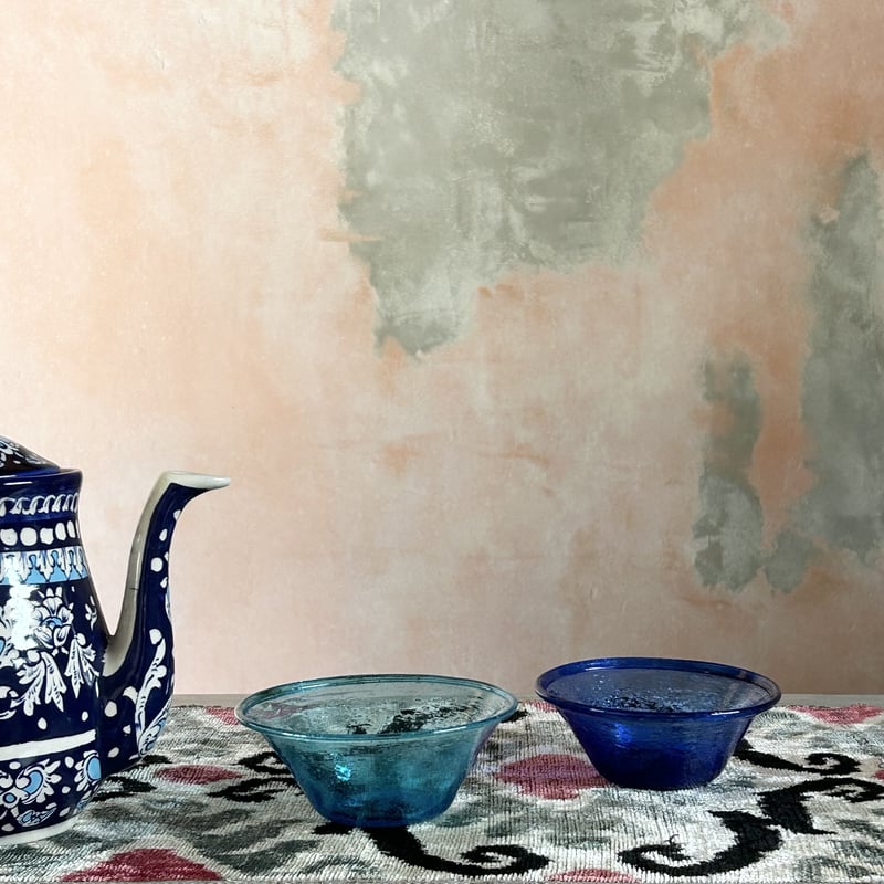 ヘラートガラス器 blue | N's collection Online