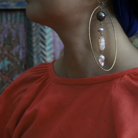 ear cuff 真珠